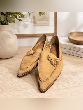 Sperry Tan Tassel leather Loafers size 10